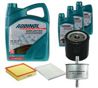 DENCKERMANN Controllo Set ADDINOL SUPER LIGHT 5W-40 8L Per Opel Omega B 2.2