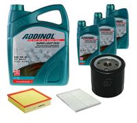 DENCKERMANN Controllo Set ADDINOL SUPER LIGHT 5W-40 8L Per Opel Omega B 2.2