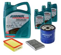 DENCKERMANN Controllo Set ADDINOL SUPER LIGHT 5W-40 8L Per Peugeot 307 CC