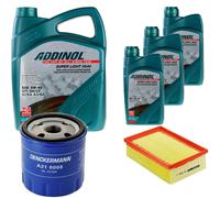 DENCKERMANN Controllo Set ADDINOL SUPER LIGHT 5W-40 8L Per Peugeot 307 CC