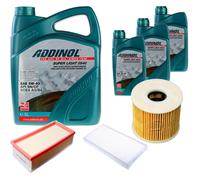 DENCKERMANN Controllo Set ADDINOL SUPER LIGHT 5W-40 8L Per Peugeot 407 SW