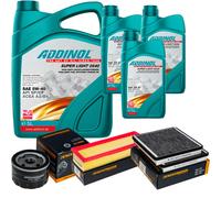 DENCKERMANN Controllo Set ADDINOL SUPER LIGHT 5W-40 8L Per Renault Espace