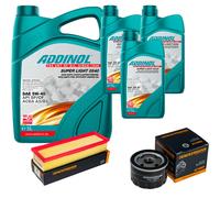 DENCKERMANN Controllo Set ADDINOL SUPER LIGHT 5W-40 8L Per Renault Espace