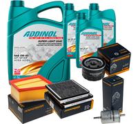 DENCKERMANN Controllo Set ADDINOL SUPER LIGHT 5W-40 8L Per Renault Espace