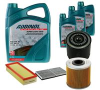 DENCKERMANN Controllo Set ADDINOL SUPER LIGHT 5W-40 8L Per Renault Espace