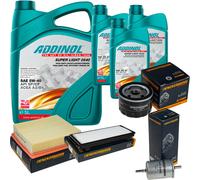 DENCKERMANN Controllo Set ADDINOL SUPER LIGHT 5W-40 8L Per Renault Espace IV