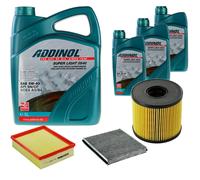 DENCKERMANN Controllo Set ADDINOL SUPER LIGHT 5W-40 8L Per Renault Laguna II