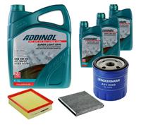 DENCKERMANN Controllo Set ADDINOL SUPER LIGHT 5W-40 8L Per Renault Laguna II