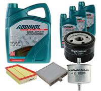 DENCKERMANN Controllo Set ADDINOL SUPER LIGHT 5W-40 8L Per Renault Scénic II