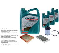 Denckermann Controllo Set Addinol Super Light 5W-40 8L per Saab 9-3 Familiare