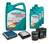 DENCKERMANN Controllo Set ADDINOL SUPER LIGHT 5W-40 8L Per Subaru Outback