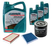 DENCKERMANN Controllo Set ADDINOL SUPER LIGHT 5W-40 8L Per Volvo S80 I 2.5