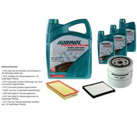 Denckermann Controllo Set Addinol Super Light 5W-40 8L per Volvo V40 Combo