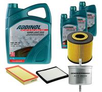 DENCKERMANN Controllo Set ADDINOL SUPER LIGHT 5W-40 8L Per Volvo V40 Kombi