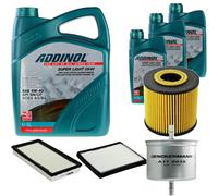 DENCKERMANN Controllo Set ADDINOL SUPER LIGHT 5W-40 8L Per Volvo V40 Kombi