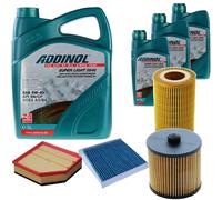 DENCKERMANN Controllo Set ADDINOL SUPER LIGHT 5W-40 8L Per Volvo V70 II 2.4