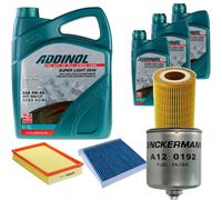 DENCKERMANN Controllo Set ADDINOL SUPER LIGHT 5W-40 8L Per Volvo V70 II 2.4
