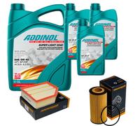 DENCKERMANN Controllo Set ADDINOL SUPER LIGHT 5W-40 8L Per Volvo V70 II 2.4