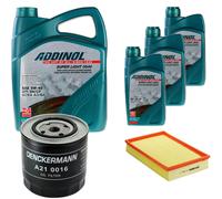 DENCKERMANN Controllo Set ADDINOL SUPER LIGHT 5W-40 8L Per Volvo V70 II 2.5