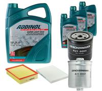 DENCKERMANN Controllo Set ADDINOL SUPER LIGHT 5W-40 8L Per VW Passat Variant
