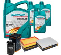 DENCKERMANN Controllo Set ADDINOL SUPER LIGHT 5W-40 8L Per VW Transporter V