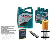 Denckermann Controllo Set Addinol Super Light 5W-40 9L per BMW 3er Touring
