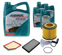DENCKERMANN Controllo Set ADDINOL SUPER LIGHT 5W-40 9L Per BMW 5 Serie 523i 530i