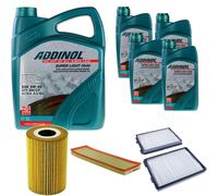 DENCKERMANN Controllo Set ADDINOL SUPER LIGHT 5W-40 9L Per BMW 5 Serie 525tds
