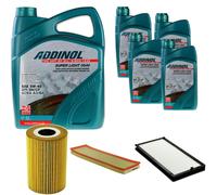 DENCKERMANN Controllo Set ADDINOL SUPER LIGHT 5W-40 9L Per BMW 5 Serie 525tds
