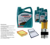 Denckermann Controllo Set Addinol Super Light 5W-40 9L per BMW 5er 540i