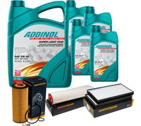 DENCKERMANN Controllo Set ADDINOL SUPER LIGHT 5W-40 9L Per BMW 5er Touring