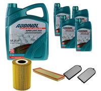 DENCKERMANN Controllo Set ADDINOL SUPER LIGHT 5W-40 9L Per BMW 7 Serie 725tds