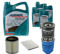 DENCKERMANN Controllo Set ADDINOL SUPER LIGHT 5W-40 9L Per Ford Maverick 2.7