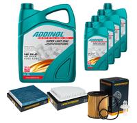 DENCKERMANN Controllo Set ADDINOL SUPER LIGHT 5W-40 9L Per Lexus GS 450H 300