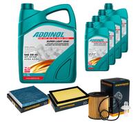 DENCKERMANN Controllo Set ADDINOL SUPER LIGHT 5W-40 9L Per Lexus LS 460