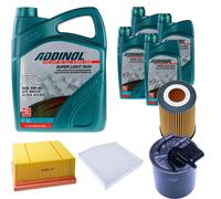 DENCKERMANN Controllo Set ADDINOL SUPER LIGHT 5W-40 9L Per Mercedes B-Klasse