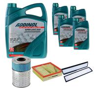 DENCKERMANN Controllo Set ADDINOL SUPER LIGHT 5W-40 9L Per Mercedes E-Klasse