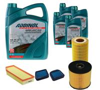 DENCKERMANN Controllo Set ADDINOL SUPER LIGHT 5W-40 9L Per Mercedes E-Klasse