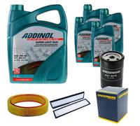 DENCKERMANN Controllo Set ADDINOL SUPER LIGHT 5W-40 9L Per Mercedes E-Klasse