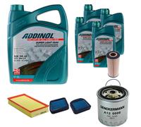 DENCKERMANN Controllo Set ADDINOL SUPER LIGHT 5W-40 9L Per Mercedes E-Klasse