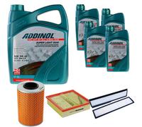 DENCKERMANN Controllo Set ADDINOL SUPER LIGHT 5W-40 9L Per Mercedes E-Klasse
