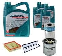 DENCKERMANN Controllo Set ADDINOL SUPER LIGHT 5W-40 9L Per Mercedes E-Klasse