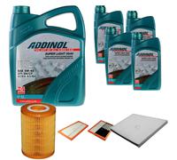 DENCKERMANN Controllo Set ADDINOL SUPER LIGHT 5W-40 9L Per Mercedes E-Klasse