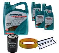 DENCKERMANN Controllo Set ADDINOL SUPER LIGHT 5W-40 9L Per Mercedes E-Klasse