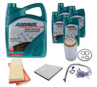 DENCKERMANN Controllo Set ADDINOL SUPER LIGHT 5W-40 9L Per Mercedes E-Klasse