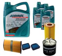 DENCKERMANN Controllo Set ADDINOL SUPER LIGHT 5W-40 9L Per Mercedes S-Klasse