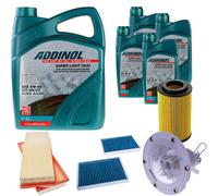 DENCKERMANN Controllo Set ADDINOL SUPER LIGHT 5W-40 9L Per Mercedes S-Klasse