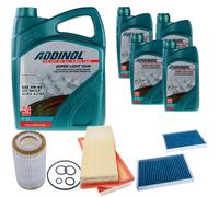 DENCKERMANN Controllo Set ADDINOL SUPER LIGHT 5W-40 9L Per Mercedes S-Klasse