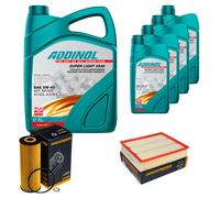DENCKERMANN Controllo Set ADDINOL SUPER LIGHT 5W-40 9L Per Mercedes Sprinter