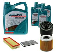DENCKERMANN Controllo Set ADDINOL SUPER LIGHT 5W-40 9L Per Renault Espace